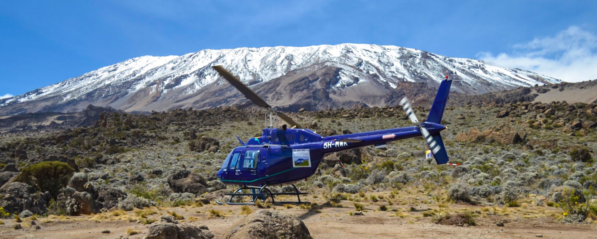 HELICOPTER SERVICES ON MOUNT KILIMANJARO